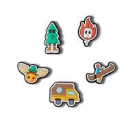 Crocs 5-pack Nature Jibbitz Shoe Charms Breloques de Chaussure Mixte, The Great Outdoors, Taille Unique