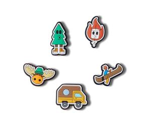 Crocs 5-pack Nature Jibbitz Shoe Charms Breloques de Chaussure Mixte, The Great Outdoors, Taille Unique