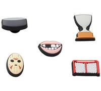Crocs 5-Pack Sports Jibbitz Shoe Charms, Breloques pour Chaussures Mixte, Hockey Fan, Taille Unique