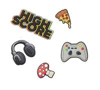 Crocs 5-Pack Sports Jibbitz Shoe Charms, Breloques pour Chaussures Mixte, OG Gamer, Taille Unique
