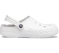 Crocs Mixte Baya Lined Clog Accessoire-Lifestyle, White Light Grey, 36/37 EU