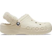 Crocs Baya Lined Fuzz-Strap Sabots Unisex Winter White 41