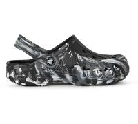 Crocs Baya Marble Clog Womens Noir/Blanc 5 (37-38) Female