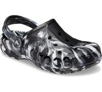 Crocs Baya Marbled Clogs Mens Noir/Blanc 10 (45-46) Male