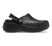 Crocs Baya Platform Lined Clog 34-35 Eu Black