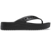Crocs Femme Baya Platform Flip Tongs, Black, 38/39 EU