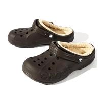 Crocs Baya Sabots doublés unisexes pour adulte, Brun, 36/37 EU