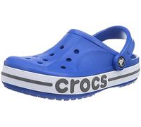 Crocs Bayaband Sabots pour Homme et Femme avec Bride au Talon pour Un Maintien sûr, Bright Cobalt Slate Grey, 43/44 EU