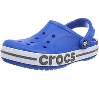 Crocs Bayaband Sabots pour Homme et Femme avec Bride au Talon pour Un Maintien sûr, Bright Cobalt Slate Grey, 38/39 EU