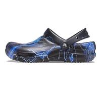 Crocs Bistro Graphic Clog, Sabot Mixte Adulte, Black/Lightning Bolts, 43 EU