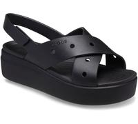 Crocs Black Brooklyn Cross Strap Sandals