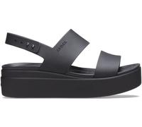 Crocs Black Brooklyn Low Wedge Sandals