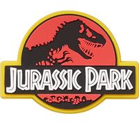 Crocs Breloques Jibbitz unisexe pour adulte - Breloque chaussure dinosaure Jurrasic Park pour garçons et filles, logo Jurassic World, taille unique