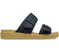 Crocs Brooklyn Buckle Low Low Sandales Femmes Black / Tan 36