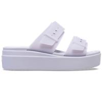 Crocs Brooklyn Buckle Frosted Low Sandales Femmes Purple Moon 34