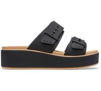 Crocs Brooklyn Buckle Low Matte Wrap Sandales Femmes Black/Cashew 39