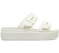 Crocs Femme Brooklyn Buckle Low Wedge Sandales, Chalk, 39/40 EU
