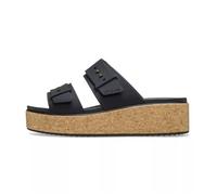 Crocs Brooklyn Core Buckle - Sandales femme noir, semelle LiteRide® et liège, brides réglables 39/40