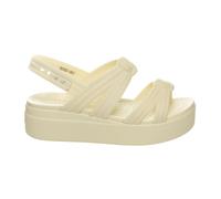 Crocs - Brooklyn Knot Low Wedge - Femme - Chaussures - Beige - Taille: 40 EU
