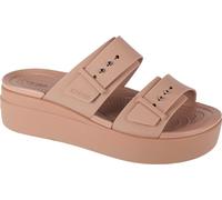 Crocs Brooklyn Low Wedge Sandal 207431-2Q9, tongs, femme, marron, taille : 39/40