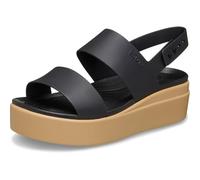 Crocs Brooklyn Low Wedge Sandales compensées pour femme, Noix de cajou Noir, 39 EU