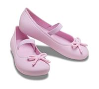 Crocs Brooklyn Mary Jane Flat T Chaussures plates unisexes pour enfant, Rose (Bailarina), niño pequeño