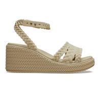 Crocs Brooklyn Woven Ankle Strap Wedge 41-42 EU Chai
