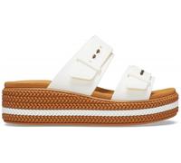 Crocs Brooklyn Woven Buckle Clogs Craie 7 (39-40) Female