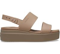 Crocs Brown Brooklyn Low Wedge Sandals