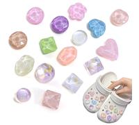 Crocs Charms Paillettes en Résine - Décorations pour Clogs et Slippers - Pour Femmes et Ados