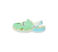 Crocs Chaussures ouvertes 'Classic' bleu clair / vert clair / noir / blanc, Taille 28-29