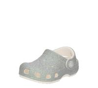 Crocs Unisexe Enfant Classic Iridescent Glitter CgT Sabots, White, 19/20 EU