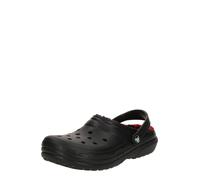 Crocs Sabots Classic Lined Buff Check Noir/Rouge Enfant 28-29