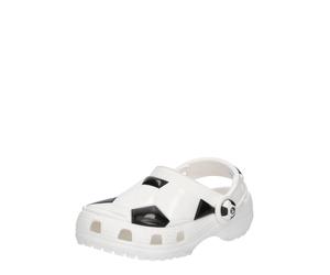 Crocs Chaussures ouvertes 'Classic Soccer Ball' noir / blanc, Taille 25-26