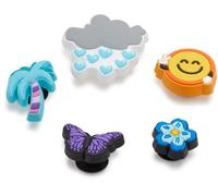 Crocs 5-Pack Nature Shoe Charms | Jibbitz for, Breloques pour Chaussures Mixte Adulte, Été Frais, 5 Pack