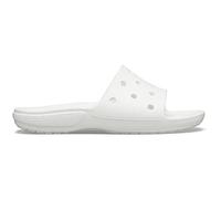 Crocs Claquettes Classic, claquettes unisexes adulte, idéales pour la plage, blanc, taille 42-43 EU