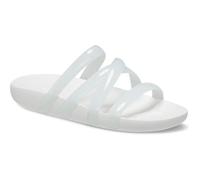 Claquettes femme Crocs Splash Glossy Strappy Blanc 42/43