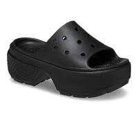 Crocs Sandales à enfiler Stomp – Compensé, basses, noir – Mixte 39/40
