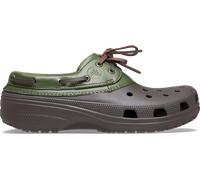 Crocs Classic Boat Shoe Chaussures Unisex Espresso/Army Green 36