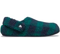 Crocs Classic Buffalo Check Cozzzy Slipper Babouche Unisex Hosta / Navy 36