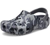 Crocs Classic Camo Clogs Slides, Noir, 33 EU