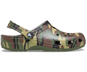 Crocs Classic Camouflage Sabots Unisex Army Green / Multi 43