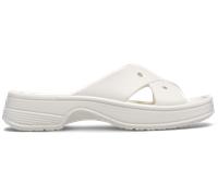 Crocs Femme Classic Womens Cross Strap Sandales, Chalk, 34/35 EU