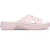 Crocs Classic Cross Strap Slides Femmes Pink Milk 33