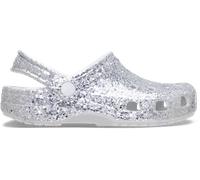 Crocs Classic Dazzle Glitter Sabots Enfants Silver 32
