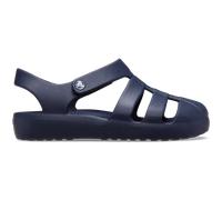 Crocs Sandales plates filles Classic Fisherman T Bleu 22/23