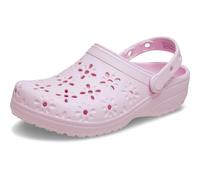 Crocs Classic Floral Cut-Out Clog 38-39 EU Pink Milk