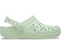 Crocs Classic Floral Cut-Out Sabots Enfants Jade Tint 28