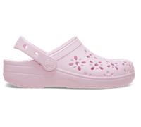 Crocs Unisexe Enfant Classic Floral Cut Out Clog K Sabots, Pink Milk, 37/38 EU