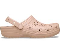Crocs Classic Floral Cut-Out Sabots Unisex Pink Caramel 37